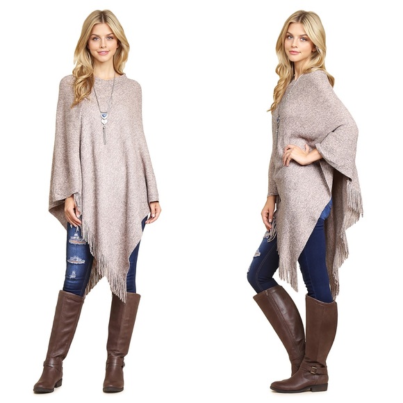 Jackets & Blazers - ❤️SALE!!! Warm! Mauve Poncho!